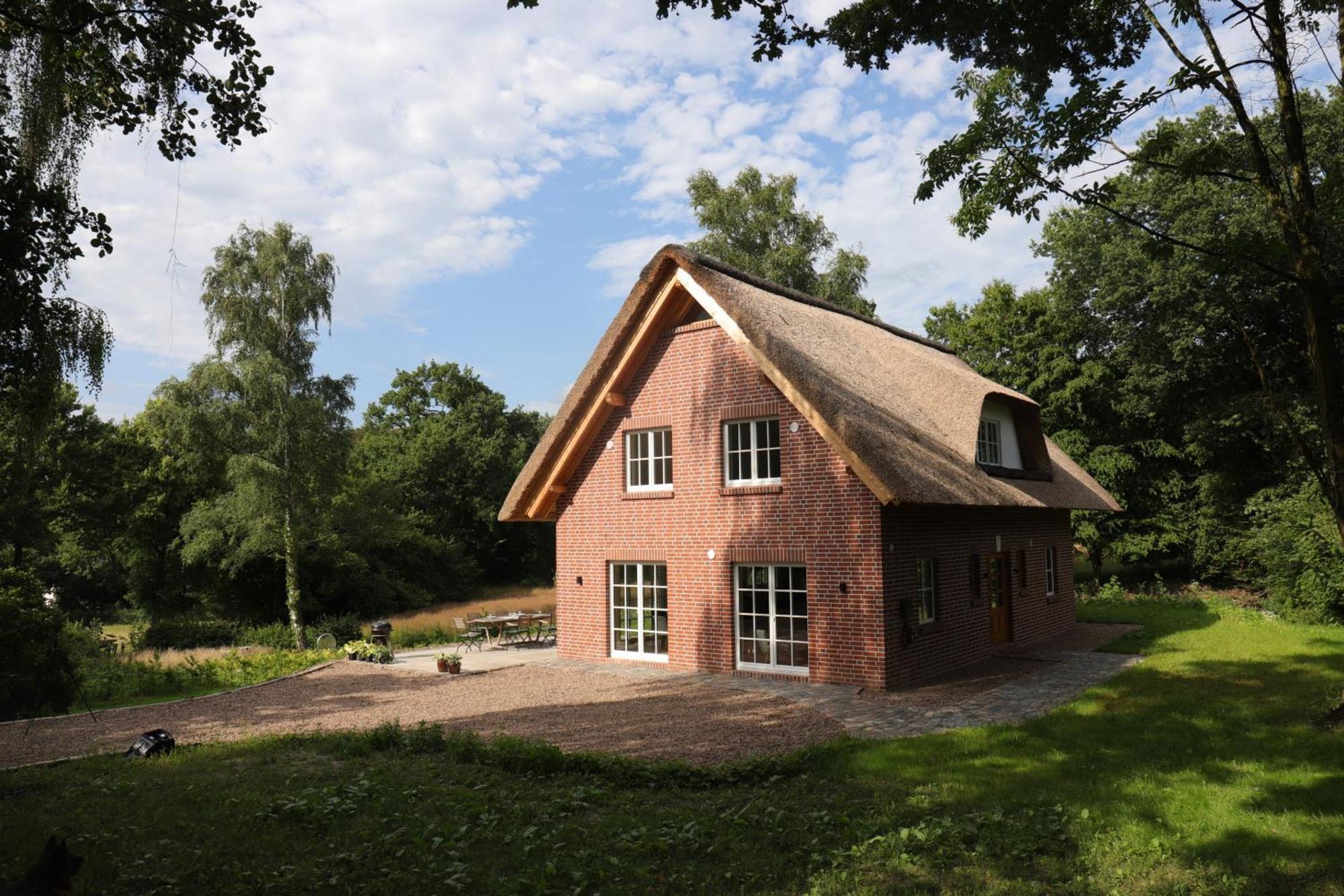 Reetdachhaus In Der Bremer Schweiz Екстериор снимка