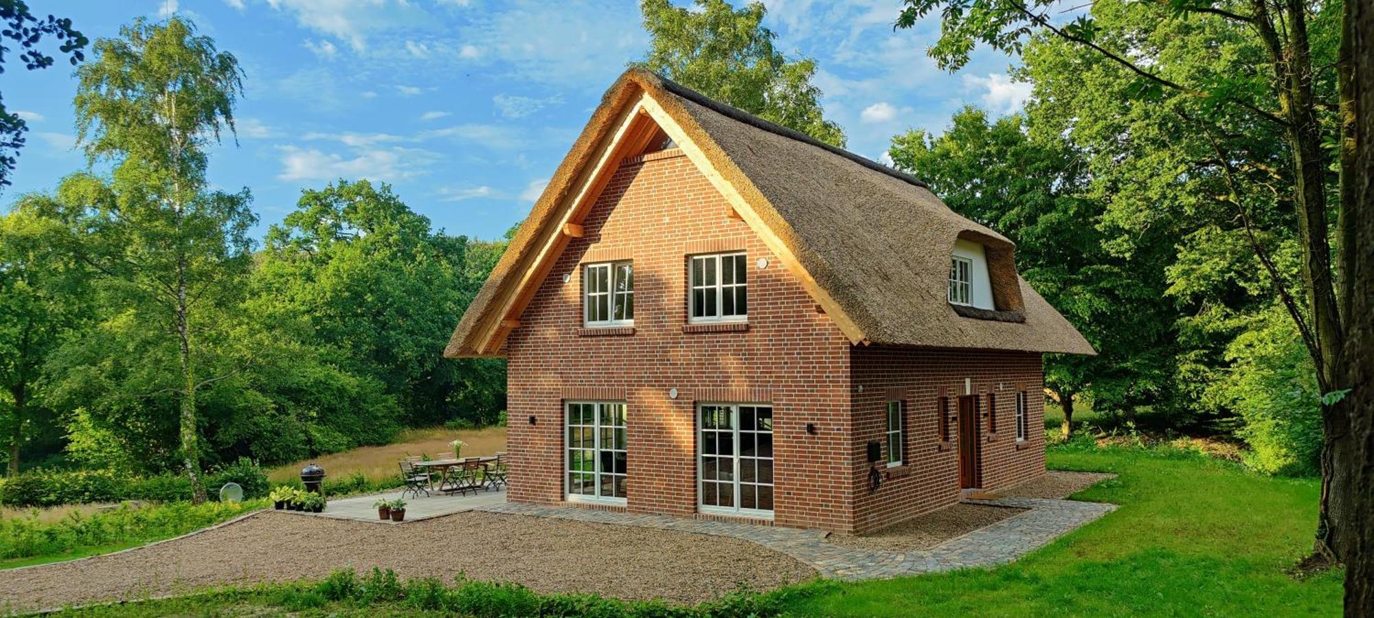 Reetdachhaus In Der Bremer Schweiz Екстериор снимка